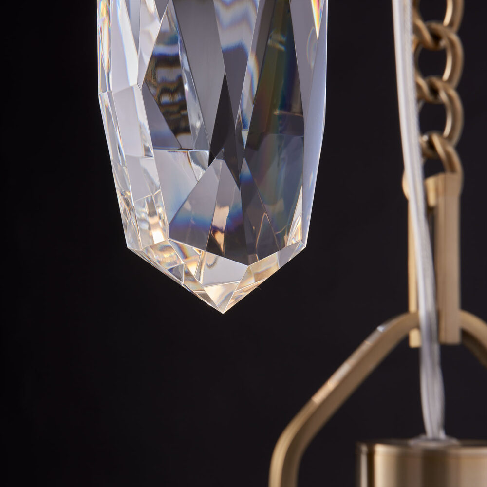 DIAMANTE 3 DROP PENDANT - Image 2