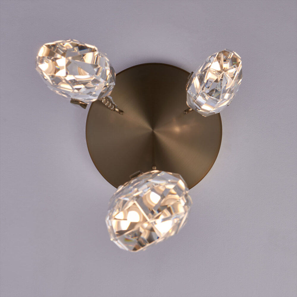 DIAMANTE 3 DROP PENDANT - Image 3