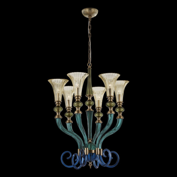 TINTA 6 LIGHT CHANDELIER