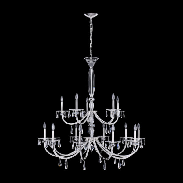 PASSO 15 LT SILVER CHANDELIER