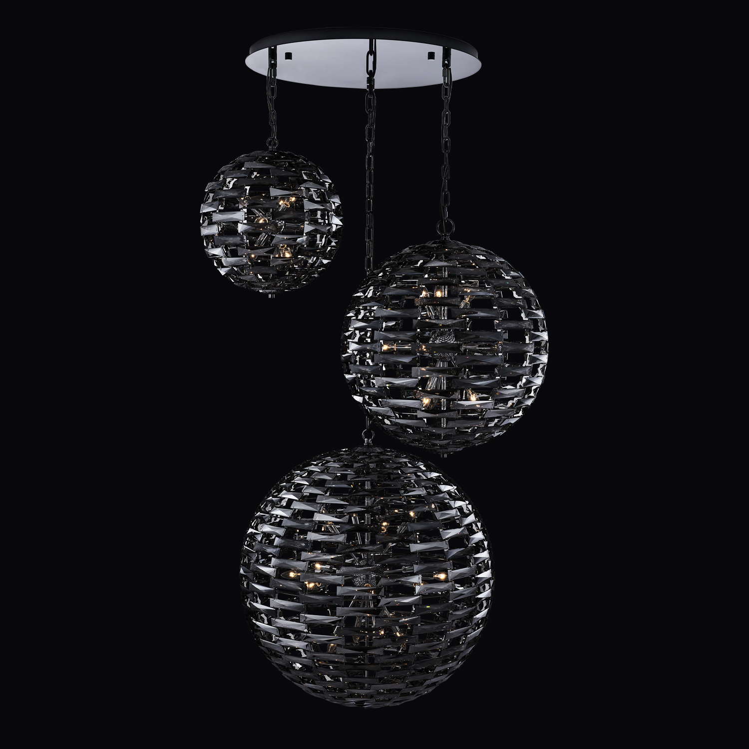 Alta 3 Orb Pendant (18+26+36)