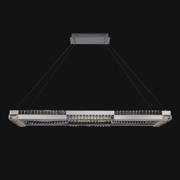 DAMA 48IN CHROME ISLAND LIGHT
