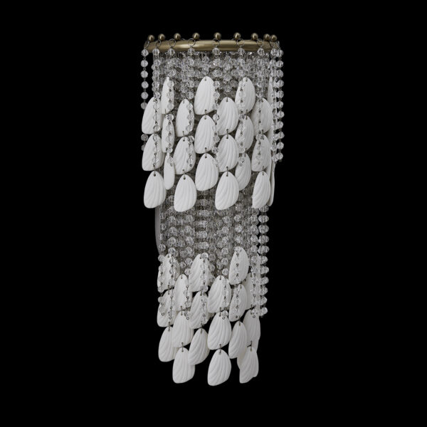 Farfalle 8.75-in 2 Light (40-watt) Brushed Champagne Gold Wall Sconce