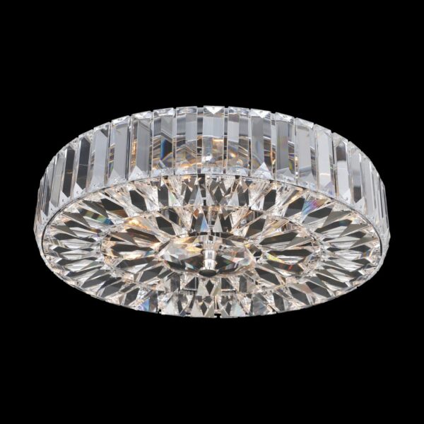 Julien 4 LT 18k Gold/Clear Flush Mount