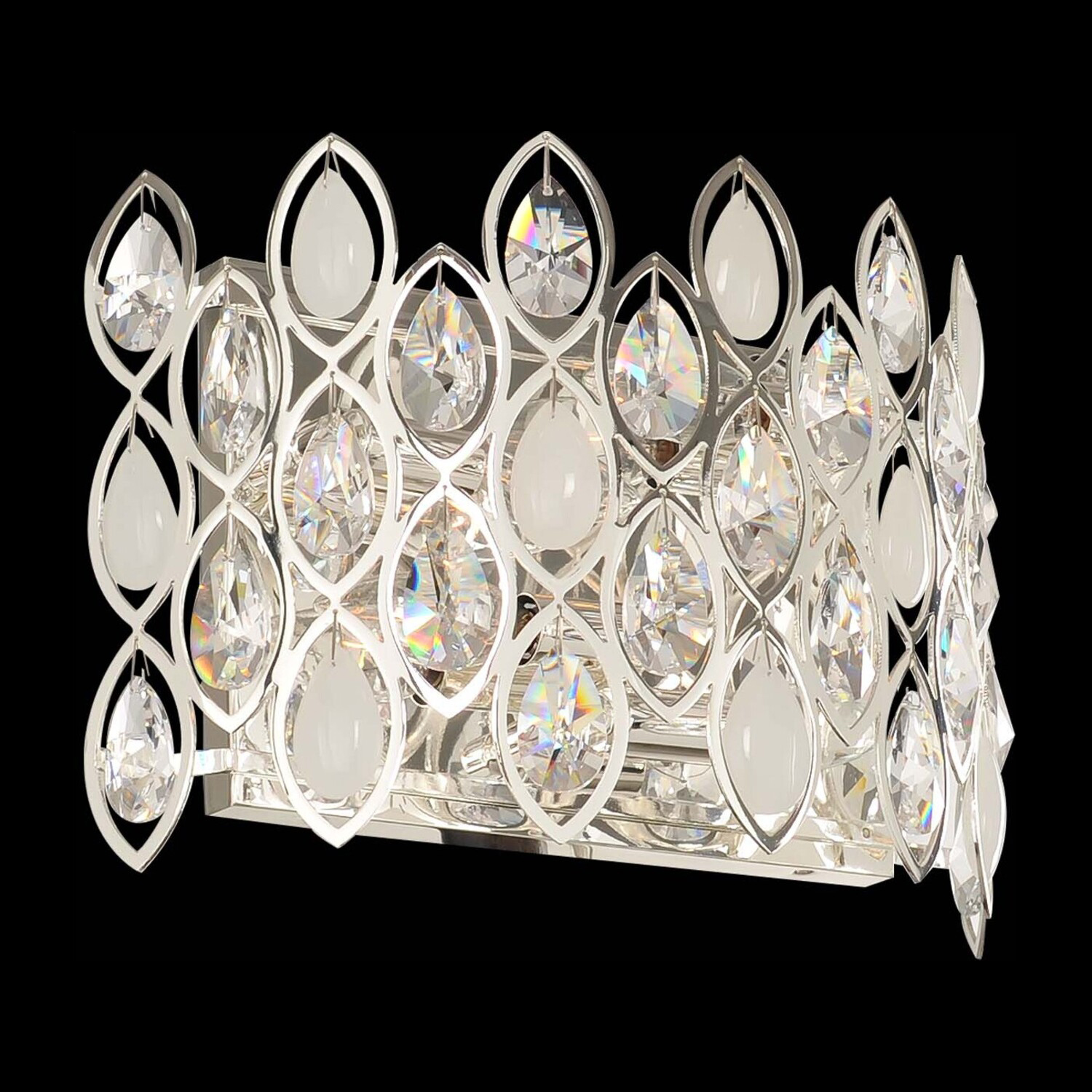 Prive 4 LT Silver/Clear Wall Sconce Allegri