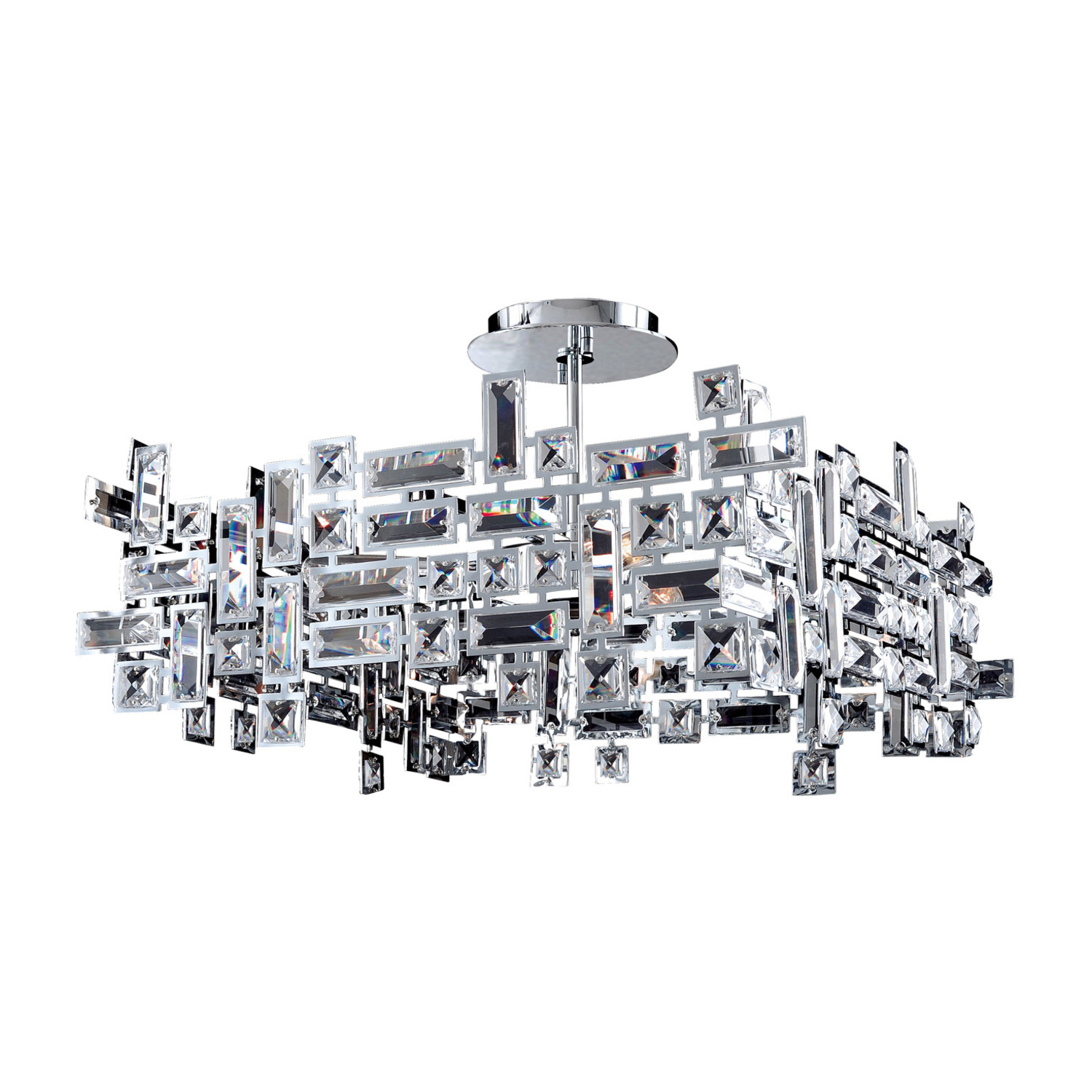 Vermeer 8 LT Chrome Pendant Allegri